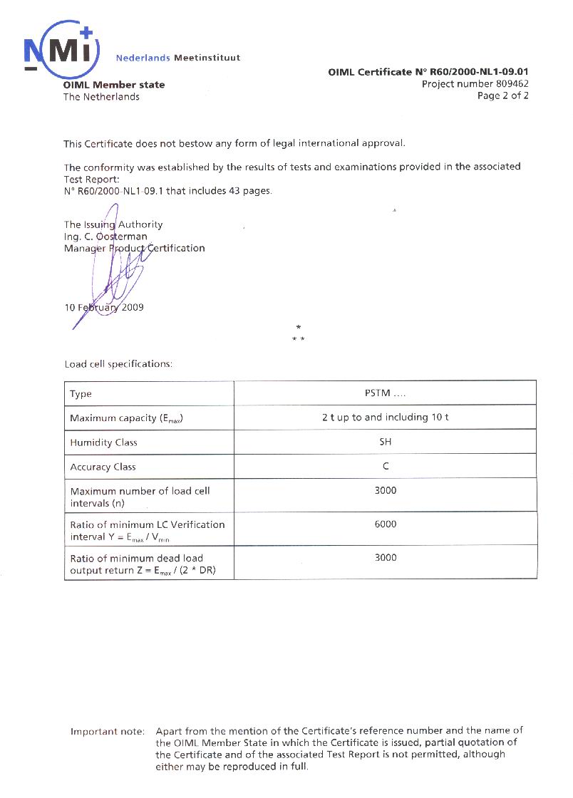 OIML-PSTM-2