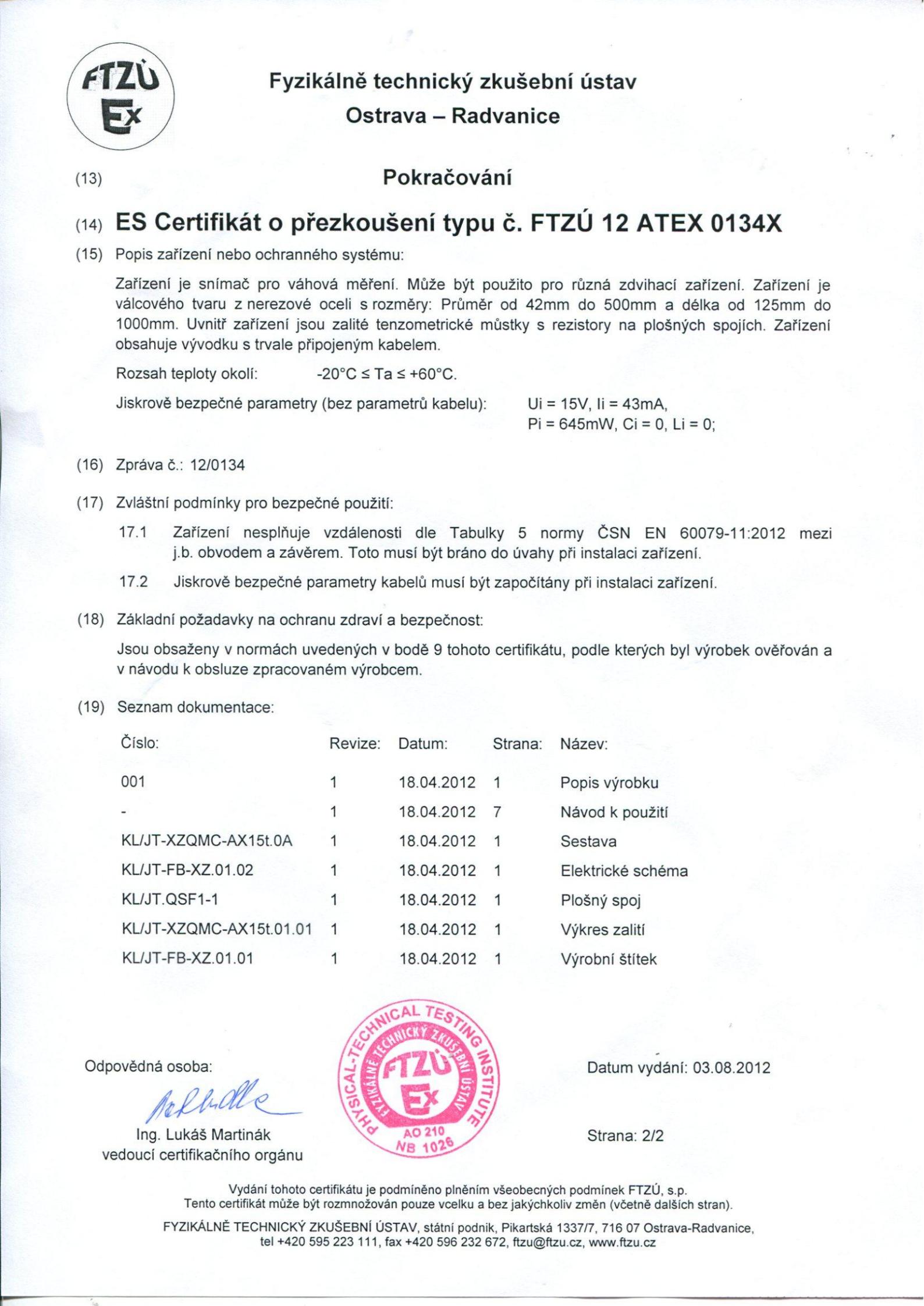 ATEX(FB-XZ)(捷克)（長期）